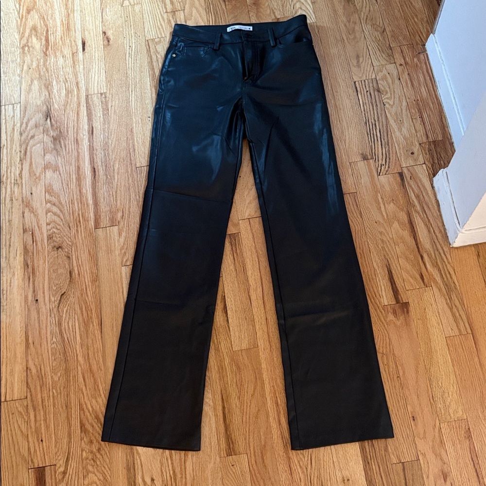 Zara Faux Leather Pants